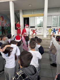 Ο Άγιος Βασίλης στο σχολείο μας!